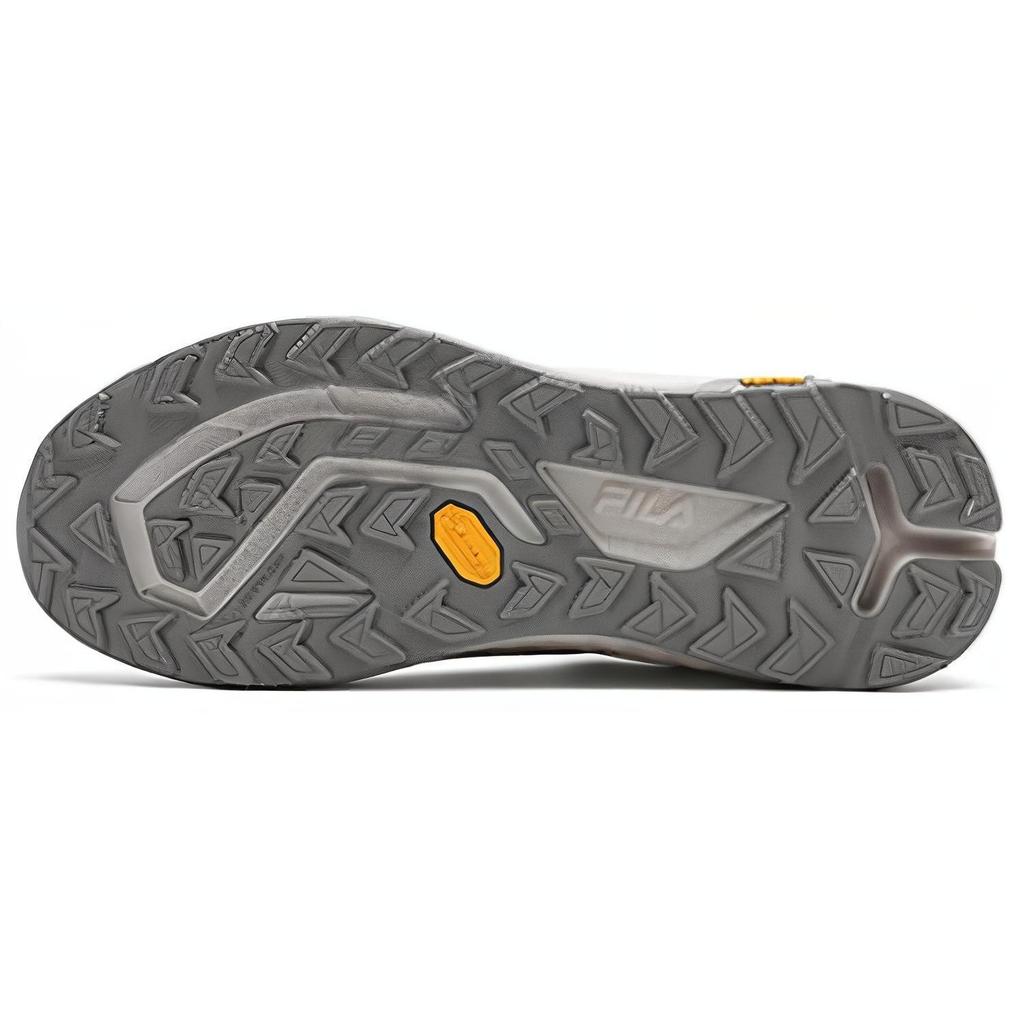 Fila BOA WOLF Ткань Низкие Повседневные Беговые Кроссовки Мужские Бежевый Коричневый Серый A12M411204FBE