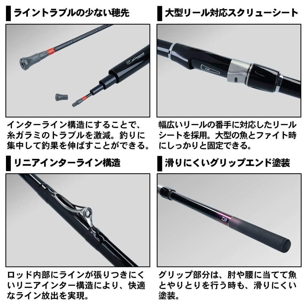 Daiwa Удочка для рыбалки на пристани IL Sea Fishing Rod Fishing/Sea Paradise/R MH-300/R