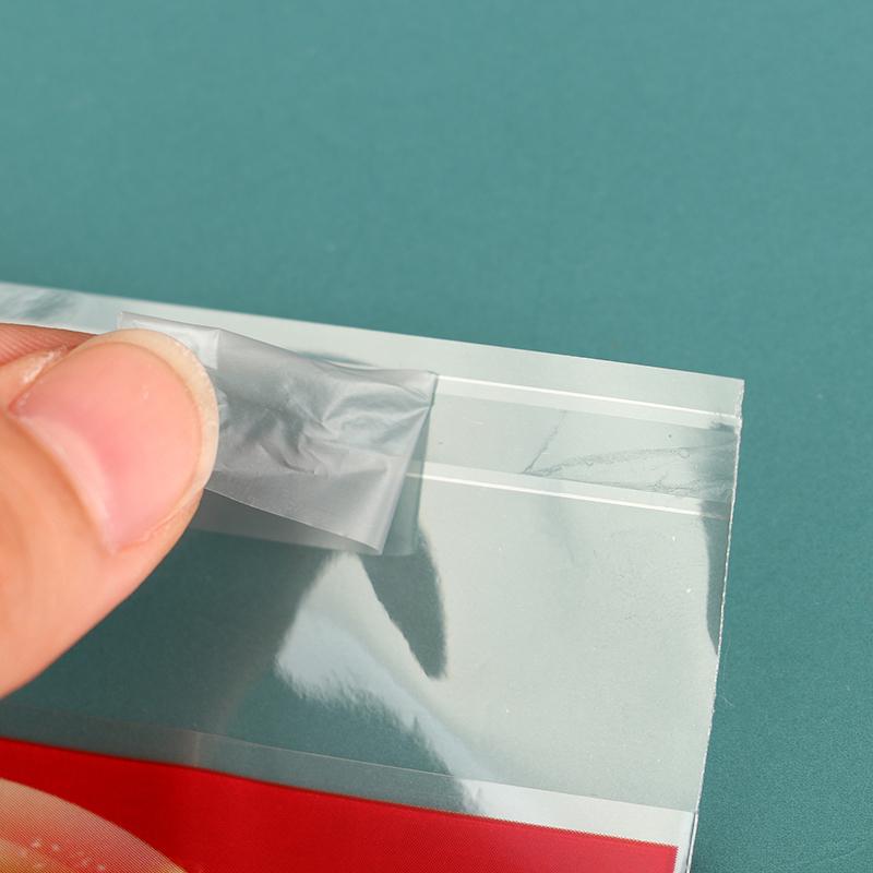 100 шт. Рождественский подарочный пакет, самоклеящийся пакет для упаковки печенья и конфет, подарочный пакет на годовщину, пластиковый пакет для выпечки закусок