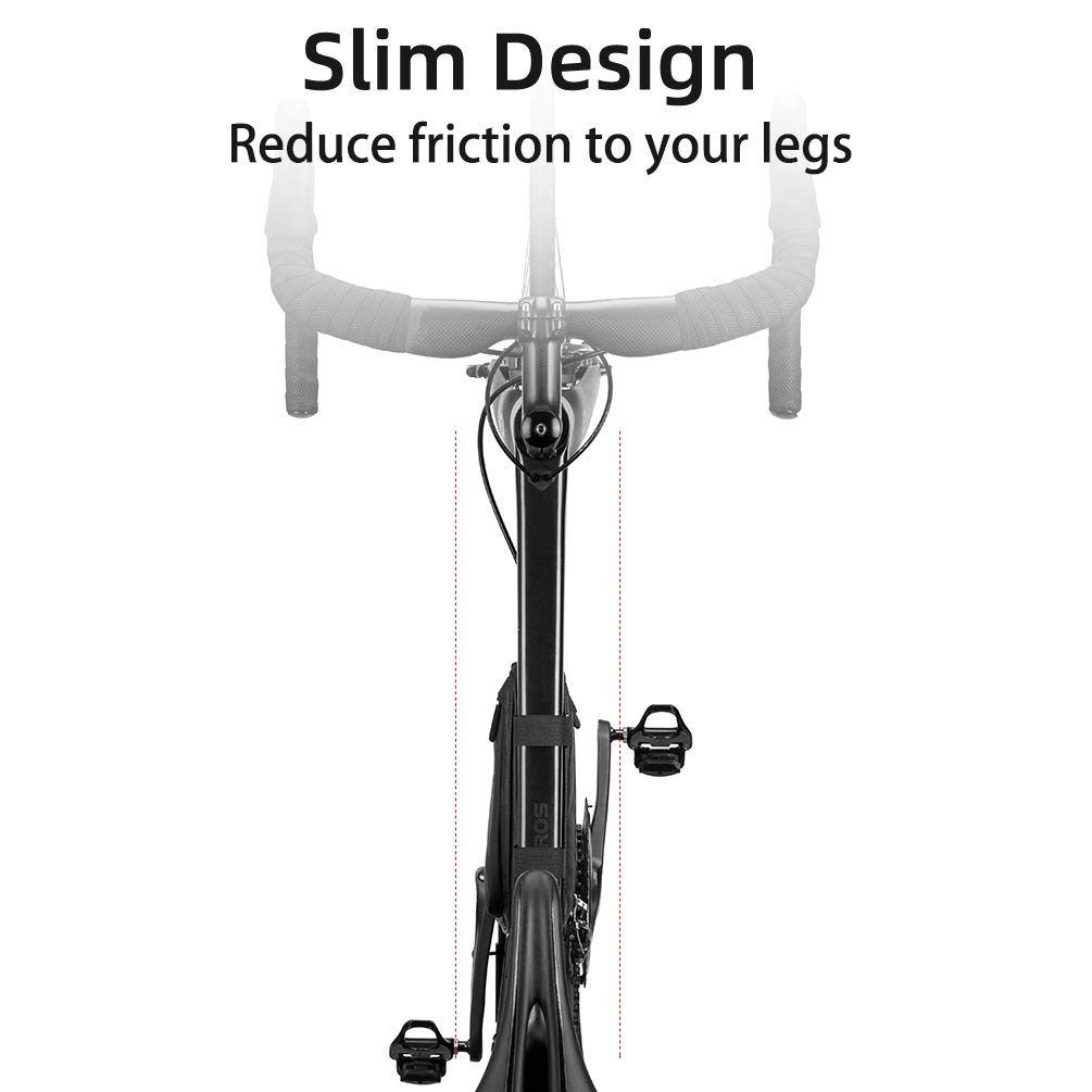 ROCKBROS Bicycle Frame Bag, Triangle Bag, Top Tube Bag for Mountain and Road Bikes, Water-Repellent, Large Storage Capacity