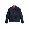 Куртка мужская однобортная Levis однотонная с двойными карманами Синяя 72334-0661
