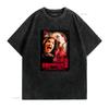 Evil Dead 2 Japanese movie poster T Shirt vintage Washed Breathable Soft homme Stretched Unisex Stylish Comfortable streetwear