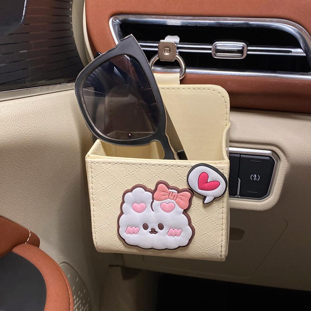 Сумка для хранения мультяшный автомобиль ящик для хранения PU кожа автомобильный ящик для хранения мобильного телефона автомобильные аксессуары