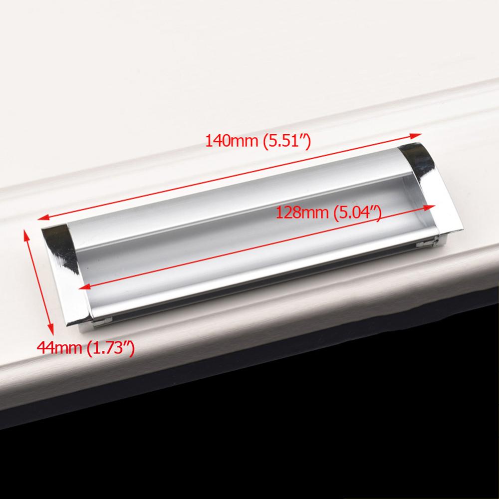 Aluminum Alloy Modern Cabinet Furniture Cupboard Door Handle Door Knob Embed Hidden Pulls