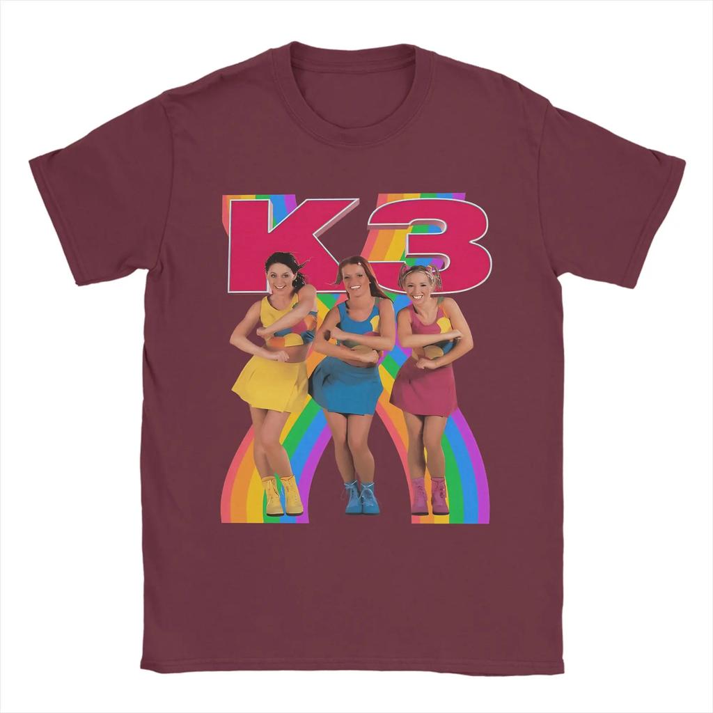 Unisex Unisexs T Shirt K3 Music Girl Group Tshirts Fashion Summer Tee Shirt Street Style Cotton Tops Gift Idea