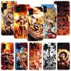 Чехол для телефона Demon Slayer Rengoku Kyoujurou для Samsung Galaxy A52 A53 A12 A13 A22 A23 A32 A33 A72 A73 A42 A02S A03S 5G A50S