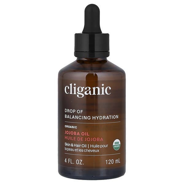 Cliganic Organic Jojoba Oil, 4 Fl Oz (120 Ml)