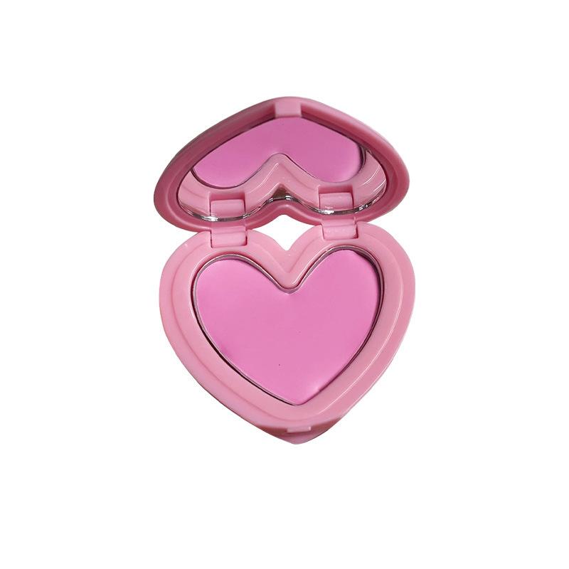 Heart Blossom Одноцветные румяна Love Blush Полупрозрачные с тонким естественным ощущением для контуринга