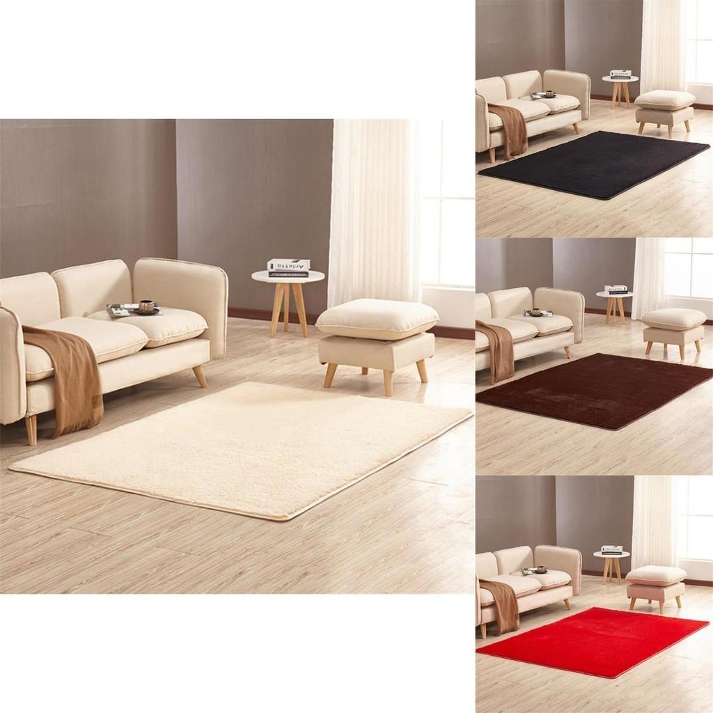 Super Soft And Solid Shaggy Rugs Perfect For Bedroom And Dining Room Comfort
