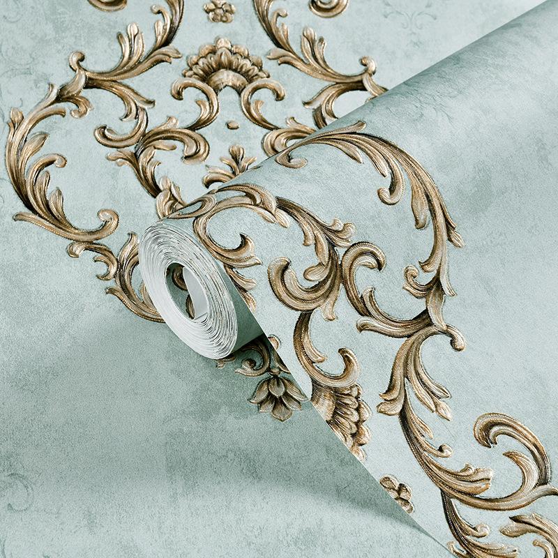 3D самоклеящиеся обои Ретро Дамаск утолщенные самоклеящиеся 3d стерео обои настенные съемные обои с цветочным принтом спальня