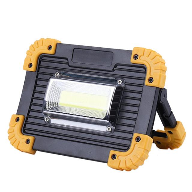 LED Work Light 18650 Rechargeable Searchlight Handheld Spotlight Outdoor Waterproof Emergency Light Auto Repair Light