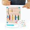 Montessori Toys Early Educational Maze Borad for Kids 1 2 3 Years Old Travel Single Player