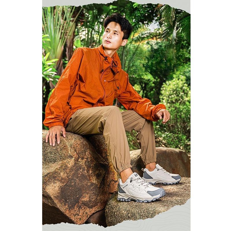 БОЛЬШОЙ РАЗМЕР Мужские Женские Кроссовки для Приключений Прочные Сцепление Нескользящая Обувь На шнуровке Комфорт Идеальны для Уличных Походов Ботинки Мужская Обувь37-49