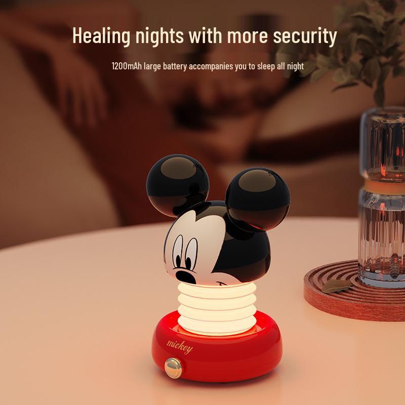 Mickey Light and Shadow Wizard: Dual-Color Sleep Aid Night Lamp