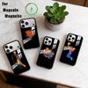 Баскетбольный Расписной Чехол Для Телефона Для iPhone17,16,15,14,13,12,11 Plus,Pro Магнитный Для Magsafe Беспроводной Зарядки