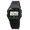 Casio Унисекс Кварцевые Черные Часы F-91W-3, [Б/У]