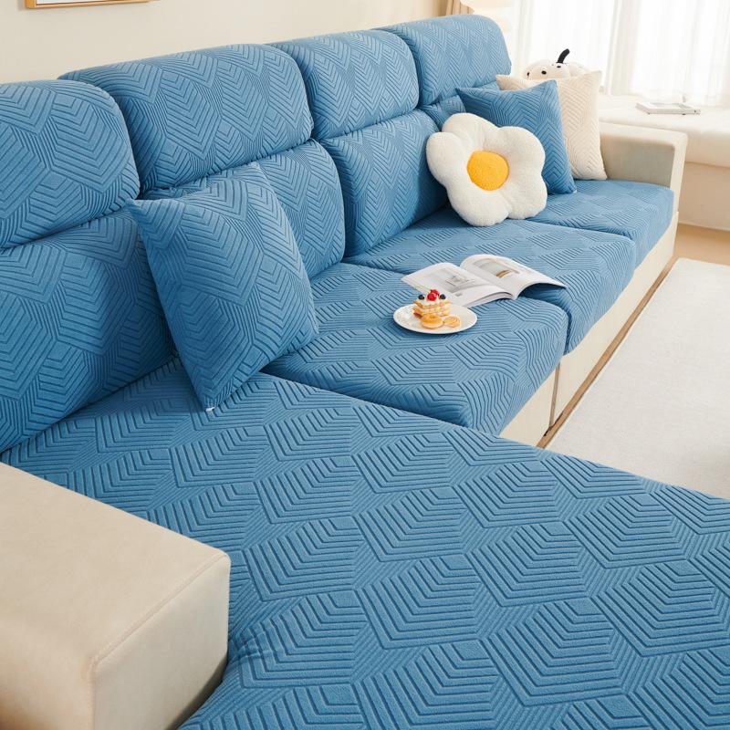 Elastic Sofa Cover, All-inclusive Universal Cover, Back Cover for All Seasons, Anti-cat Scratch Cushion Protective Cover, Thickened Sofa Cover