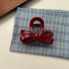 Red Bow Multiple Hair Clips Women's High-end Hair Clip Shark Clip At The Back Of The Head Hair Grabbing Accessory