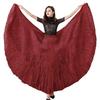Women Maxi Skirt Elastic High Waist Super Large Pendulum Design Long Skirt Pleated Dance Skirt Party Wear