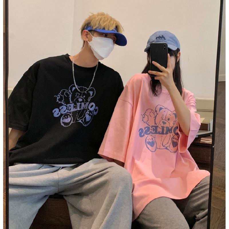 Men T-Shirts Letter Graphic Print Fashion Brand Tees for Men Men Clothing Casual Tee Man Summer Korean Retro