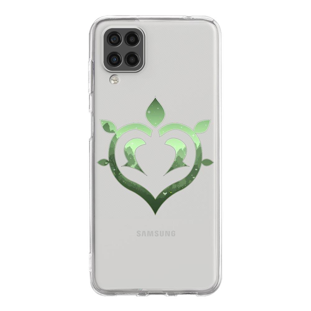 Милый чехол для телефона с логотипом Genshin Impact для Samsung A51 A71 A21S A12 A11 A31 A41 A01 A03S A13 A33 A73 A53 A52 A32 5G A23 Прозрачная крышка