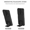 Shockproof Case For Redmi Note 10 4g 5g 10S 11SE 11Pro 4g 5g 12 Pro 4g 5g Slide Camera Lens Protection Stand Phone Cover