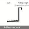 Крючок для двери, Складной крючок, Удобный для хранения и организации, Спальня, Крючок для двери ванной комнаты, Ковка, Прочный и надежный