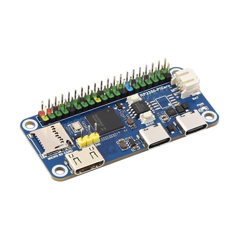 Waveshare RP2350-Pi Zero RP2350-Pi Zero Плата разработки для Raspberry Pi с 40-контактным интерфейсом GPIO Микроконтроллер