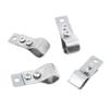 4/8Pcs Small Adjustable Curtain Pulley Clamps Heavy Duty Window Roller Shade Hinge Accessories for Home DIY Curtain Repair