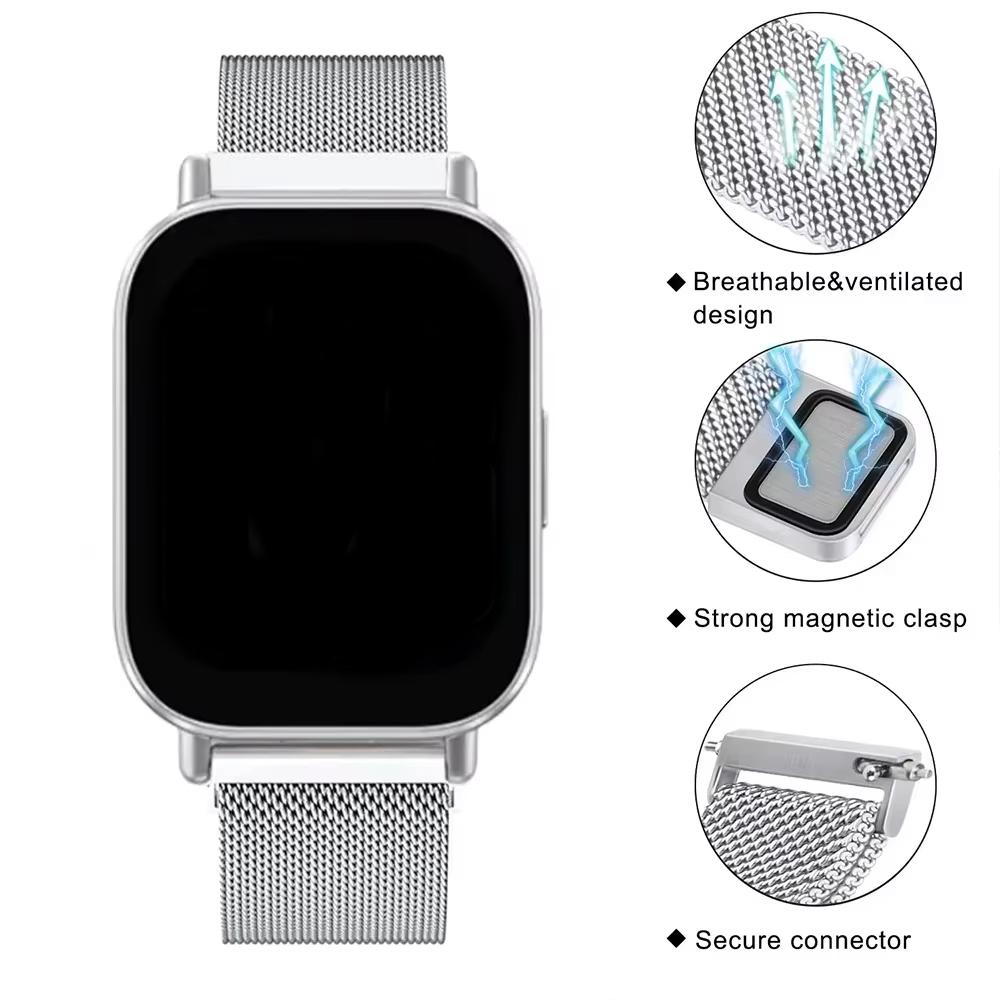 Металлический ремешок для Redmi watch 5 Active/5 Lite Аксессуары Миланская петля Браслет correa xiaomi Redmi Watch5 Lite 22мм ремешки для часов