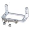 1 Set S3003 Mg995 Standard Servo Mount Stand Holder Bracket For Rc Boat Silver