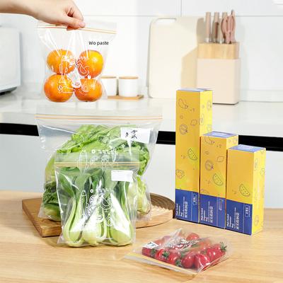 Пакеты для хранения продуктов для домашнего использования, пригодные для заморозки самозапечатывающиеся пластиковые пакеты для продуктов