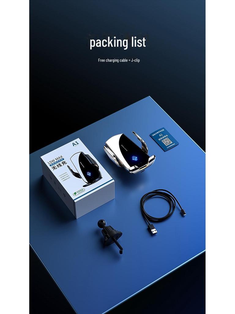 Magic Clip A1 Wireless Car Charger & Phone Holder