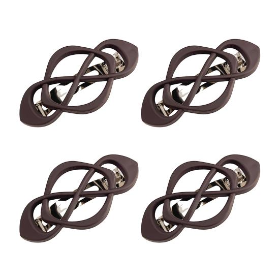 1/4 шт. Винтажные французские заколки для волос с матовой поверхностью, крестообразный дизайн, инструмент для укладки волос, аксессуары для волос