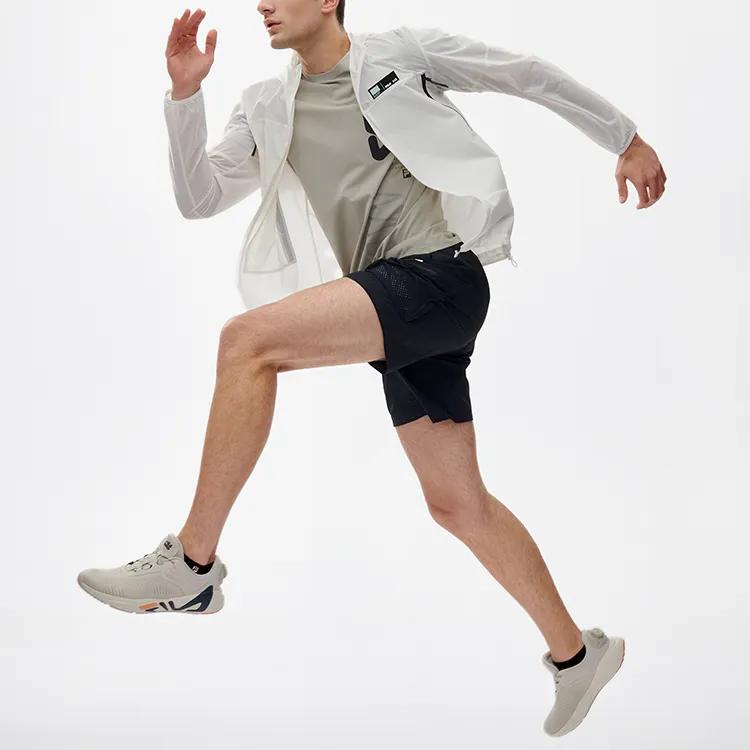 FILA Athletics Jackets Men's Cloud White Hooded Moderate Other (Unisex) Jackets A11M221710FWT