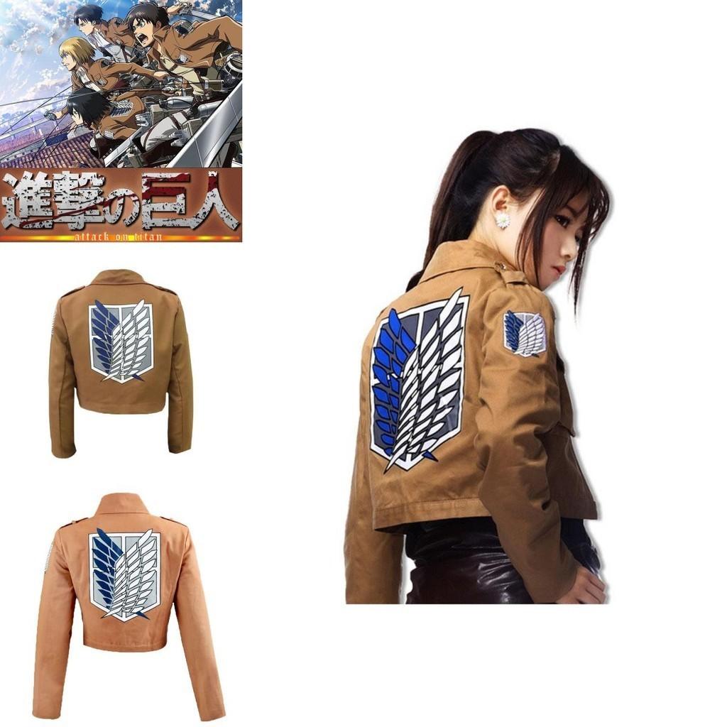 Дизайн Куртка Косплей Разведкорпуса Атака Титанов Shingeki No Kyojin**