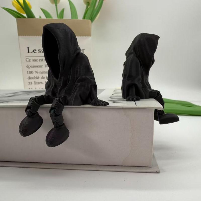 Статуэтка Призрака Орнамент Безликий Призрак 3D-печать Готическая Статуя Смерти Украшение для Дома
