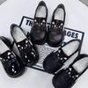 College Style Cute Leather Shoes Lolita Lolita Uniform Shoes Versatile Japanese One-pedal Round Head Middle Heel Jk Single Shoes