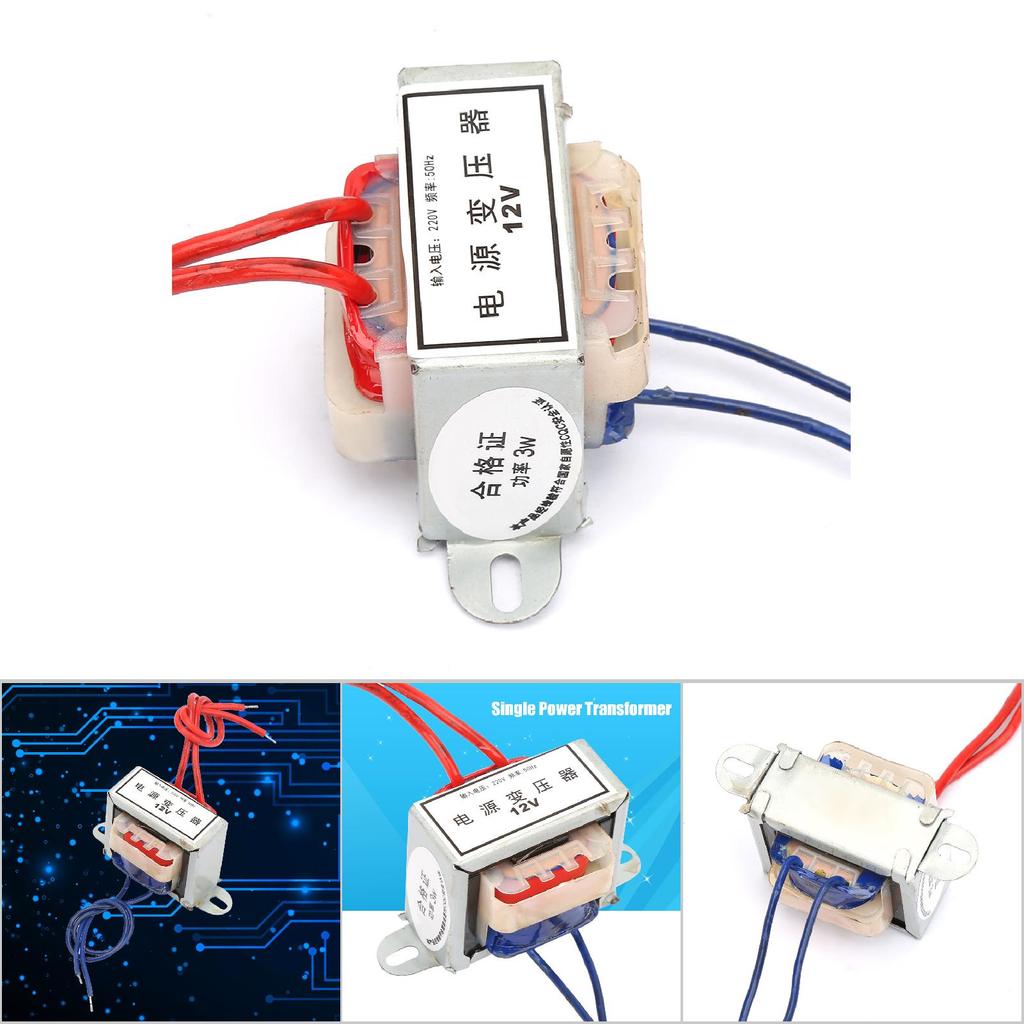 AC 12V24V Выходное напряжение 3W Входное напряжение 220V 50Hz Один силовой трансформатор (12V)