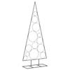 Metal Christmas Tree for Decorations Black 150 cm