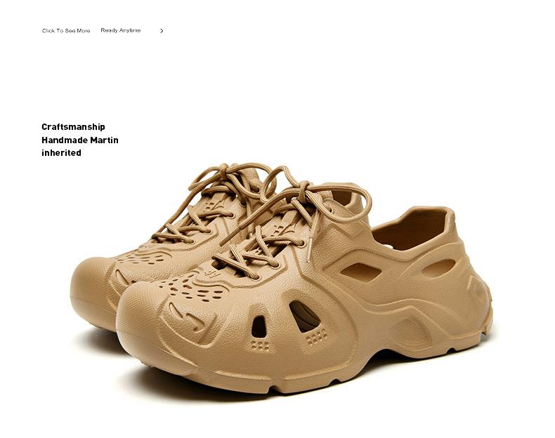 Fashion Paris Cave Shoes Man Sandals Lightweight EVA Casual Hole Men's Clogs Indoor Garden Outdoor Beach Non-slip Men Slippers