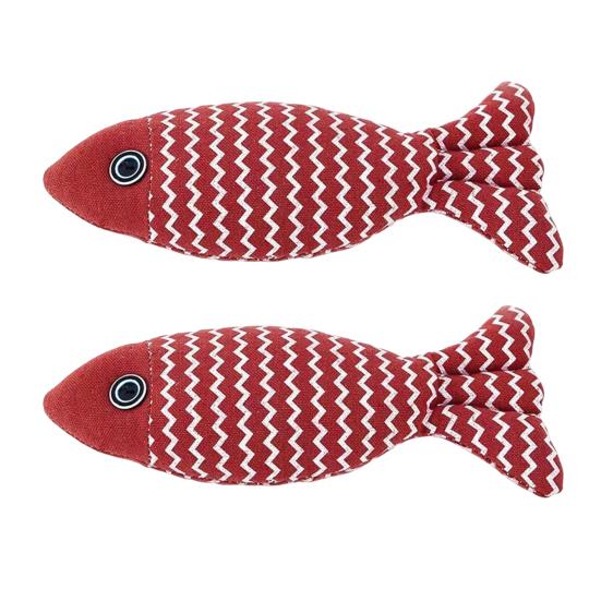 2/3 шт. Игрушки для кошек, рыбки, мягкая льняная плюшевая рыба с хрустящим звуком и кошачьей мятой, интерактивная игрушка для упражнений для котят, для домашних кошек