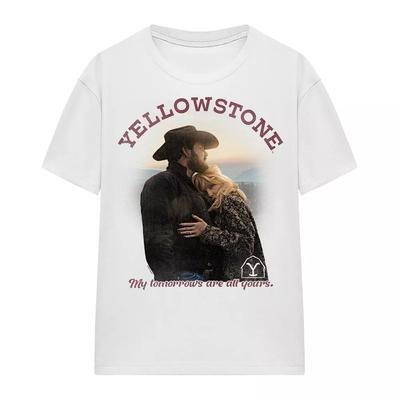 Женская футболка Yellowstone Beth And Rip Tomorrows S-2XL, Белая