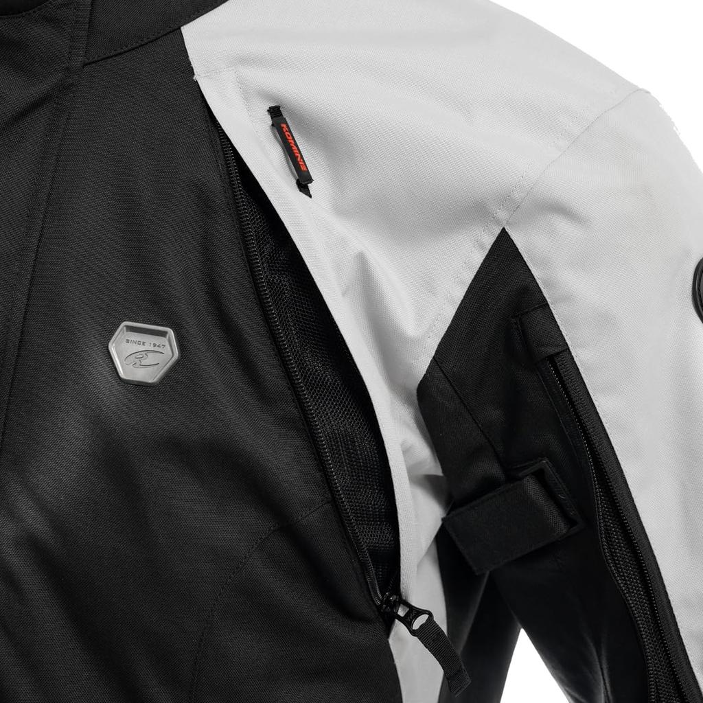 KOMINE Motorcycle Jacket Full Ear System Jacket JK-5995 Set, Black, 2XL, 07-5995