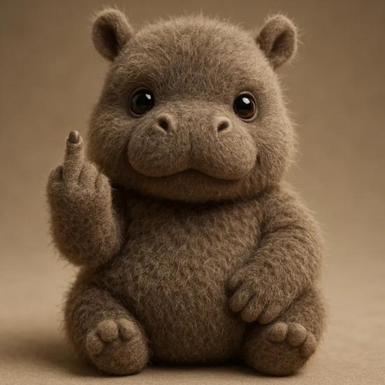 Перевертыш Животное Украшение Плюшевый Дерзкий Бегемот Орнамент Хайлендская Корова Панда