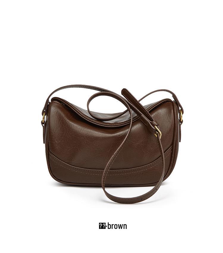 2025 Meillard Винтажный Корейский Дизайн Женская Сумка Кроссбоди и На Плечо - Универсальный Стиль Пельмень