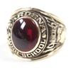 Great BALFOUR Ring GARDENA HIGH SCHOOL 1967 College Gold Red 10K Mens Used