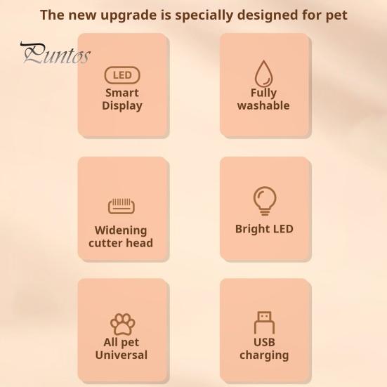 Триммер для домашних животных со светодиодной подсветкой, аккумуляторная машинка для стрижки домашних животных, тихий триммер для кошачьих лап, бритва для домашних животных для глаз, ушей, лица, крестца