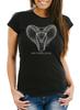 Women's T-shirt cobra print graphic style design shirt fashion street style slim fit-