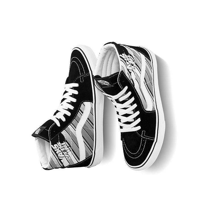 Vans Sk8 Высокие кеды для скейтборда Унисекс Кроссовки Черные Белые VN0A4U3C2C6